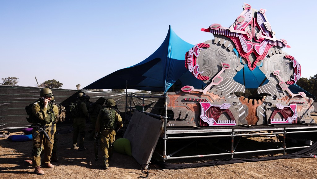 以军在音乐祭现场追缉哈马斯成员。　路透社