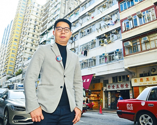 ■黃俊瑯是基層出身，更了解青年及「公屋仔」遇到的苦況。
