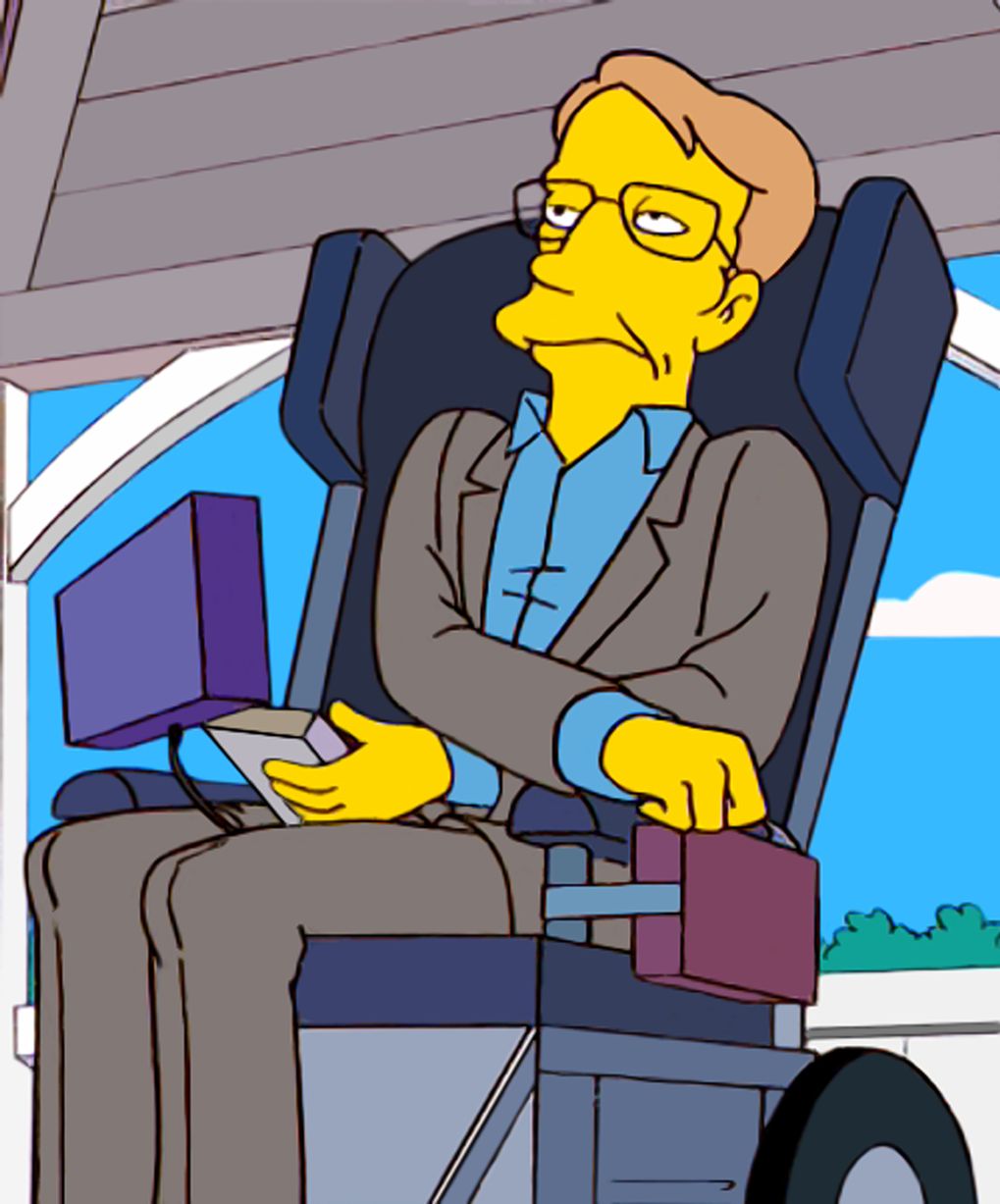 霍金為《阿森一族》配音。