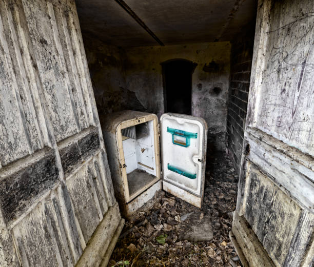 布施曼躲进一栋无人居住房屋的地下室的雪柜里，却无法走出来。示意图 非新闻图片