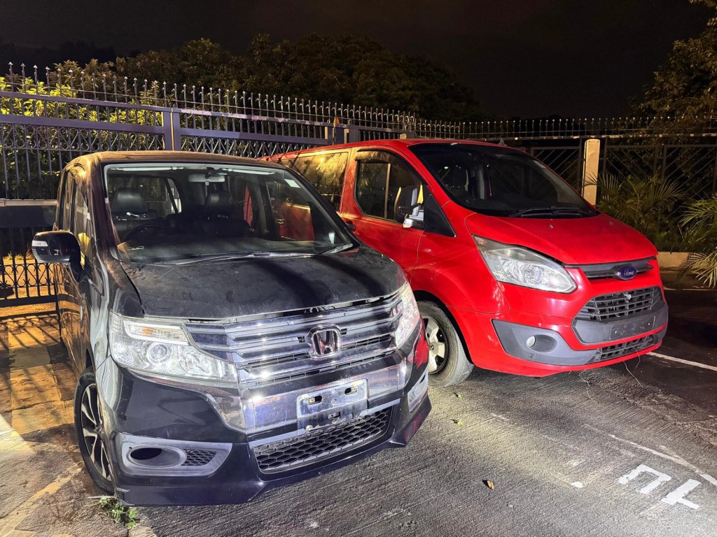 涉案車輛。警方提供 涉案車輛。警方提供