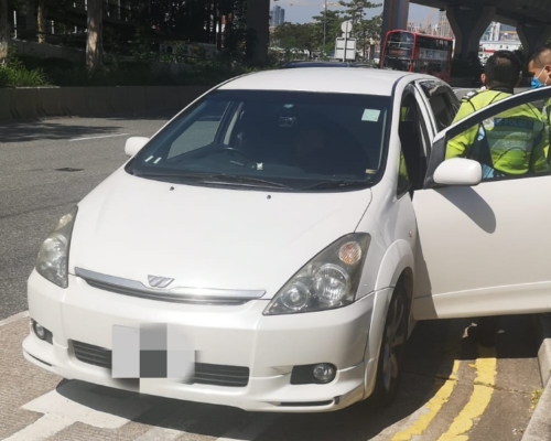 涉案私家車。警方圖片
