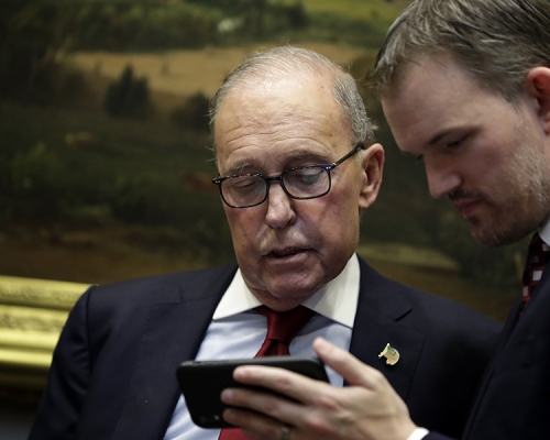 國家經濟委員會主席庫德洛(Larry Kudlow)。AP