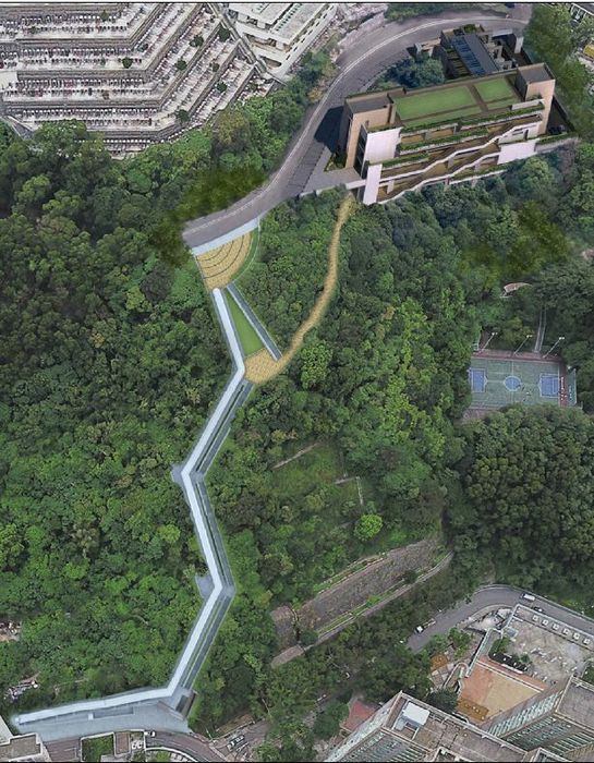 柴灣歌連臣角道用地當局計畫興建一座骨灰安置所大樓。