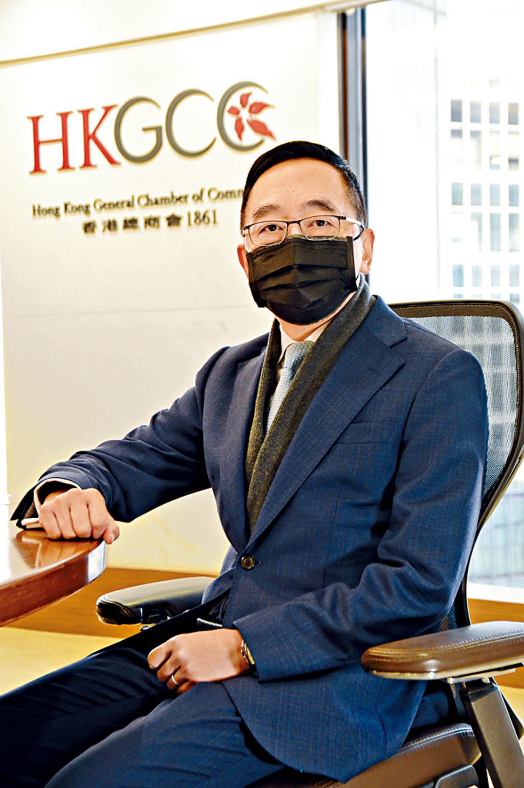 ■梁兆基表示，總商會預測去年經濟規模收縮百分之六，經濟打擊力度遠大於沙士。
