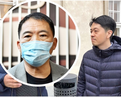胡志偉(小圖,資料圖片)對許智峯的流亡海外及退黨決定感到突然。許智峯fb圖片
