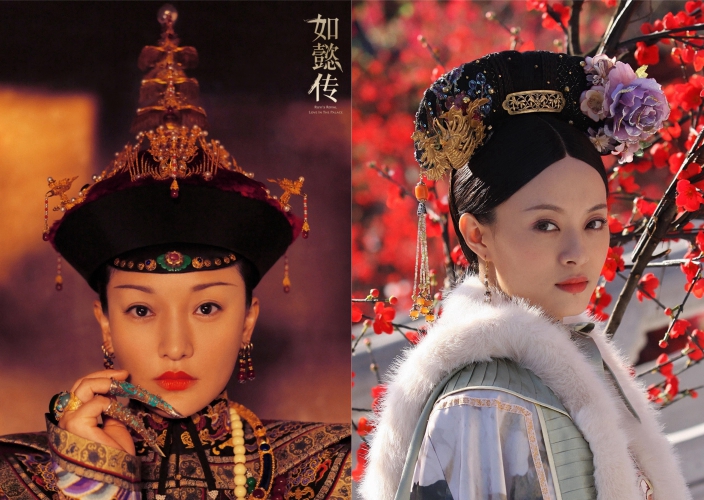 《延禧》所有演員的片酬加起來,甚至不及《如懿傳》的周迅(左)或《後宮甄嬛傳》孫儷的一半。(網圖)