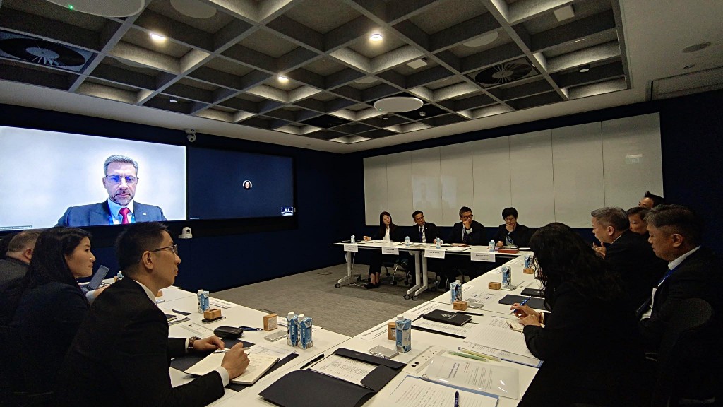 警方再參加「國際誠信管治圓桌會議」。警方提供