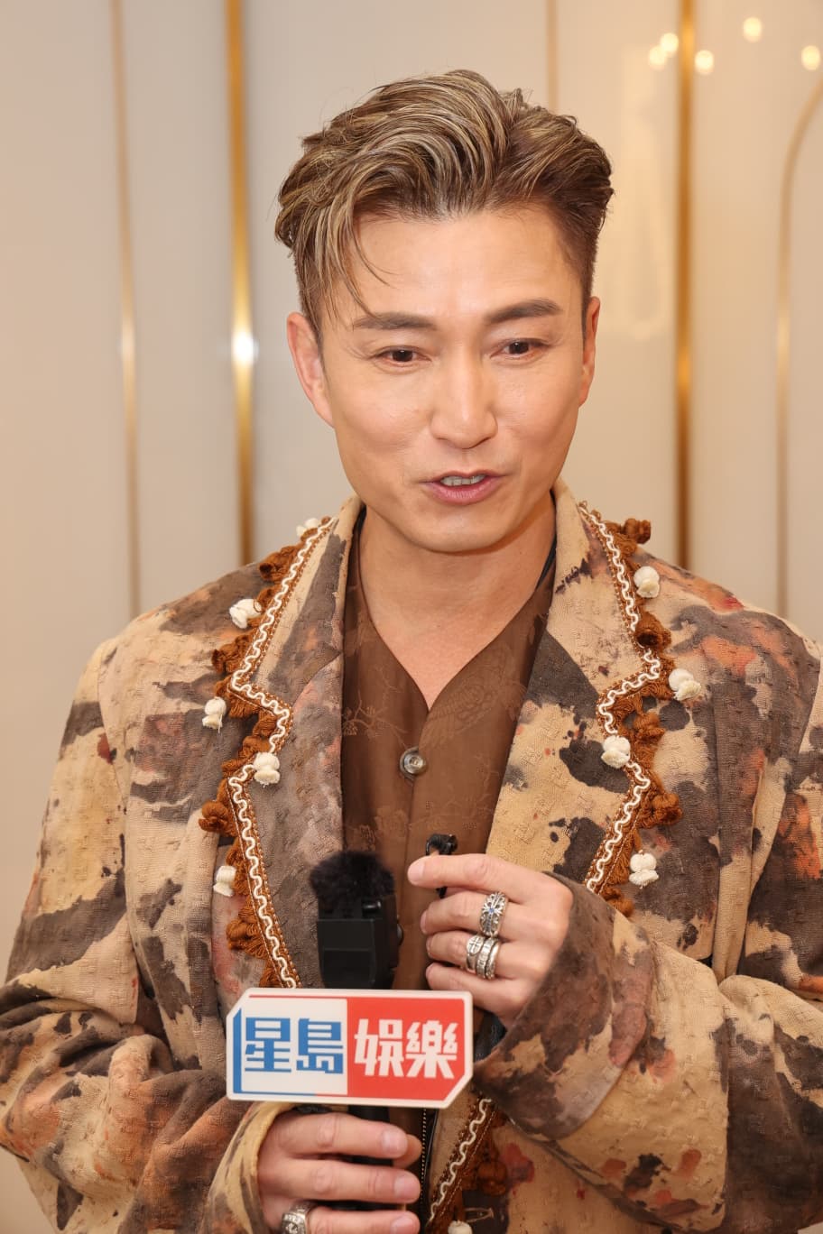陈山聪稍后为马来西亚贺岁片《妈妈又要嫁！》宣传。