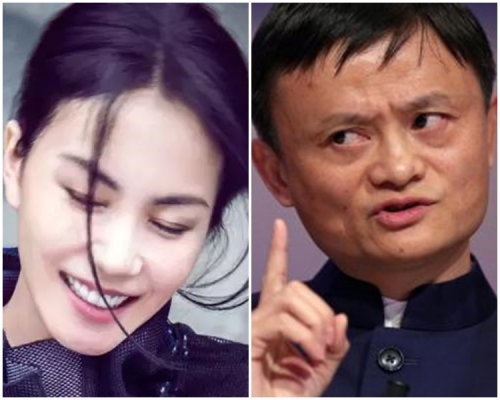 馬雲與王菲合唱《風清揚》引發熱議。網上圖片
