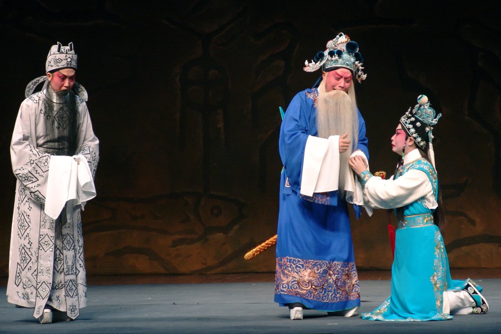 《寄子》一段以牌子曲形式演出，劇情悲壯感人，為全劇高潮。（圖片來源︰Jenny So）