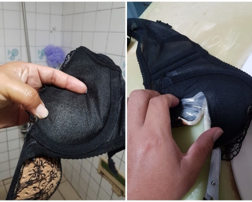台男怒斥妻子內衣藏油包。爆怨公社facebook