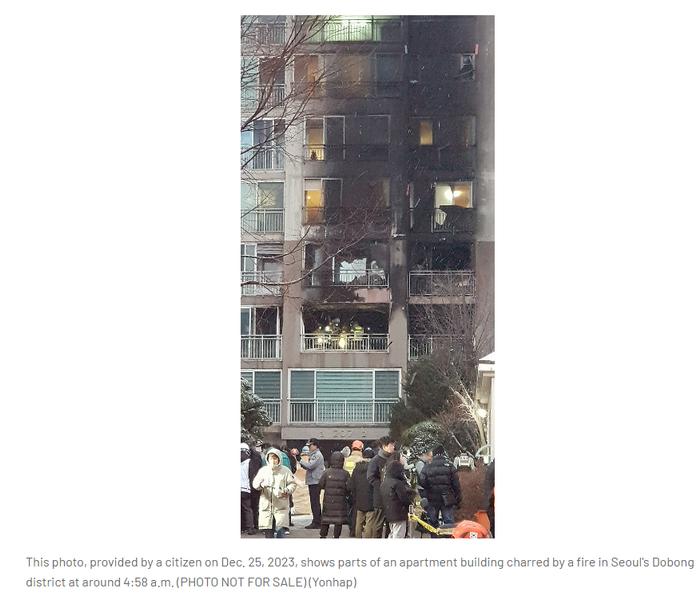 火警造成至少2人死亡，29人受伤。网上图片