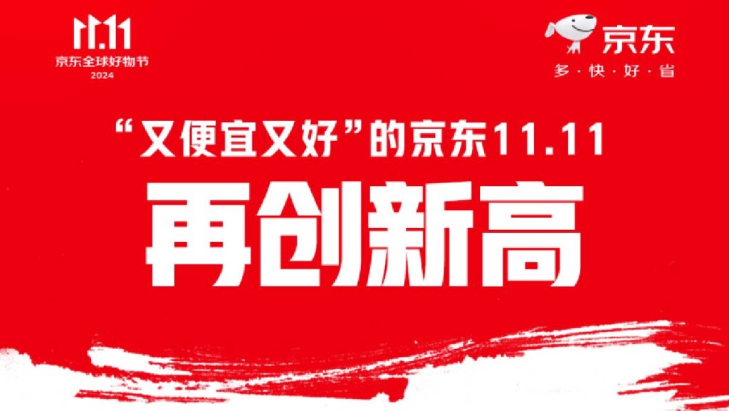 京東雙11購物用戶增逾20% 採銷直播訂單升3.8倍