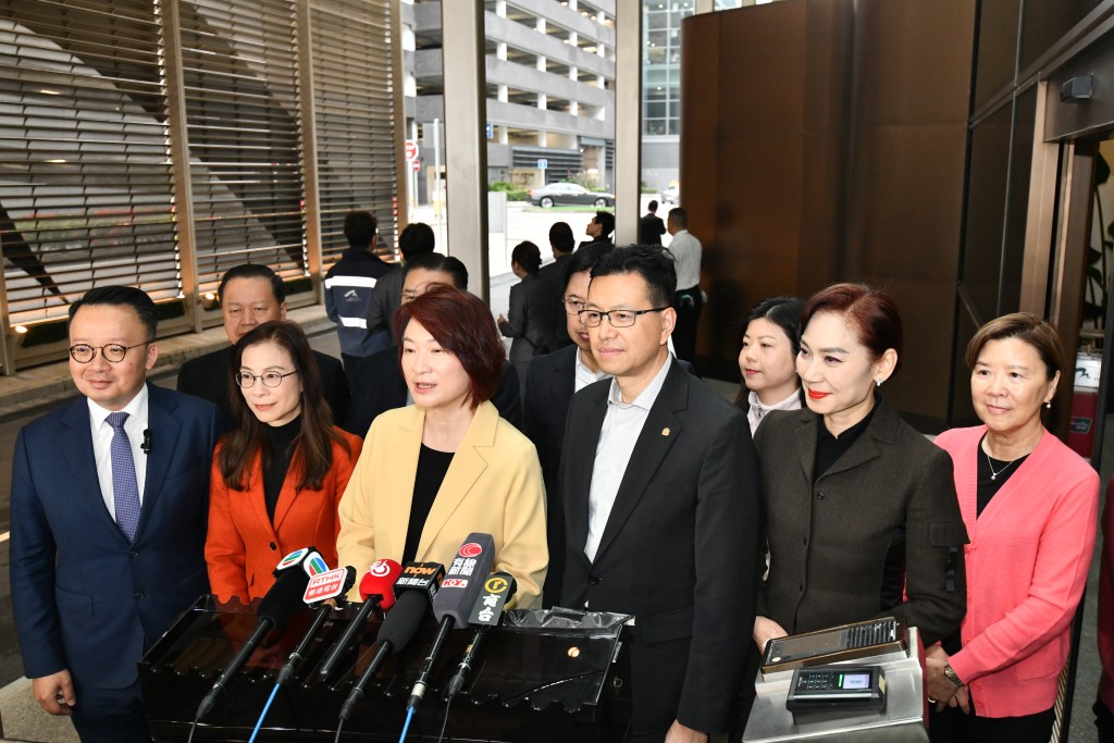 人大代表見傳媒。