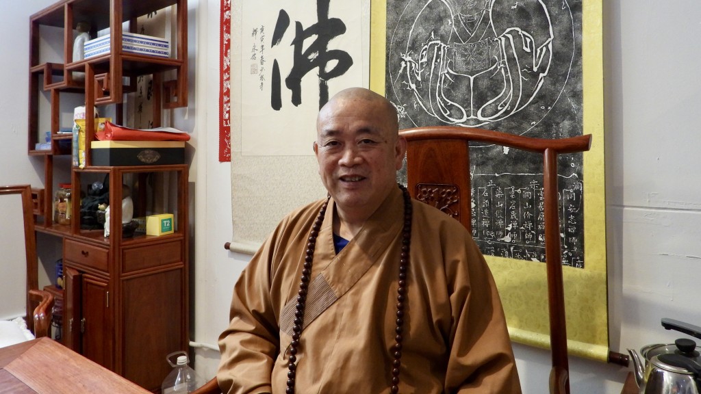少林寺方丈釋永信。 中新社