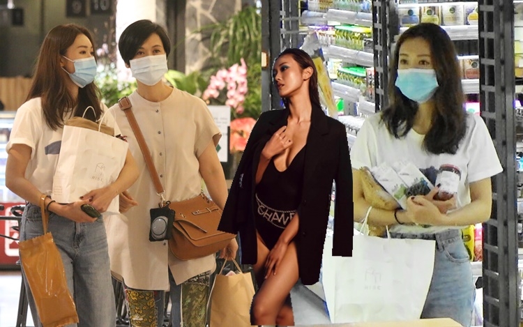 準人妻張寶兒日前就同阿媽去行超市。