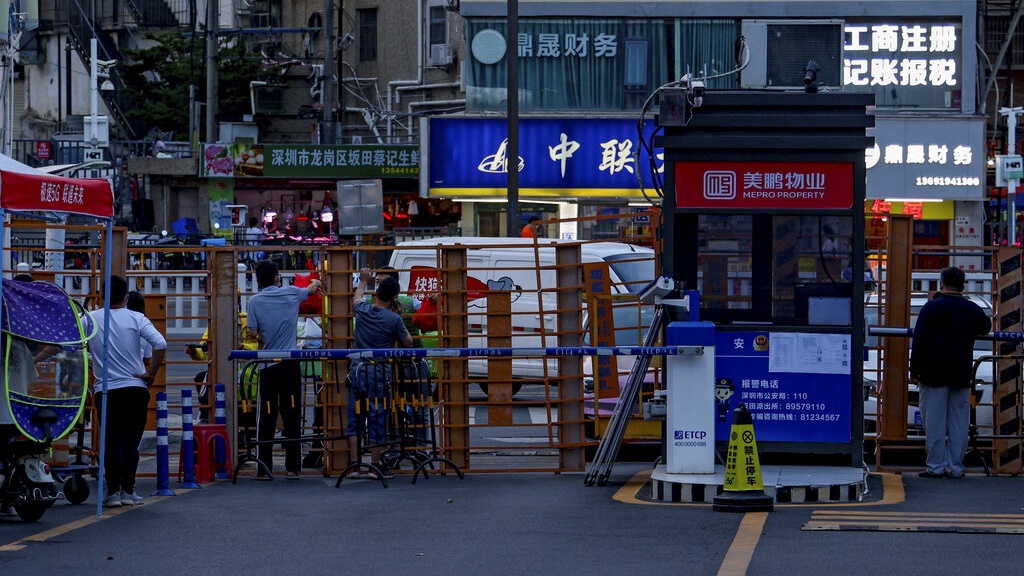 深圳即將解封。美聯社圖片