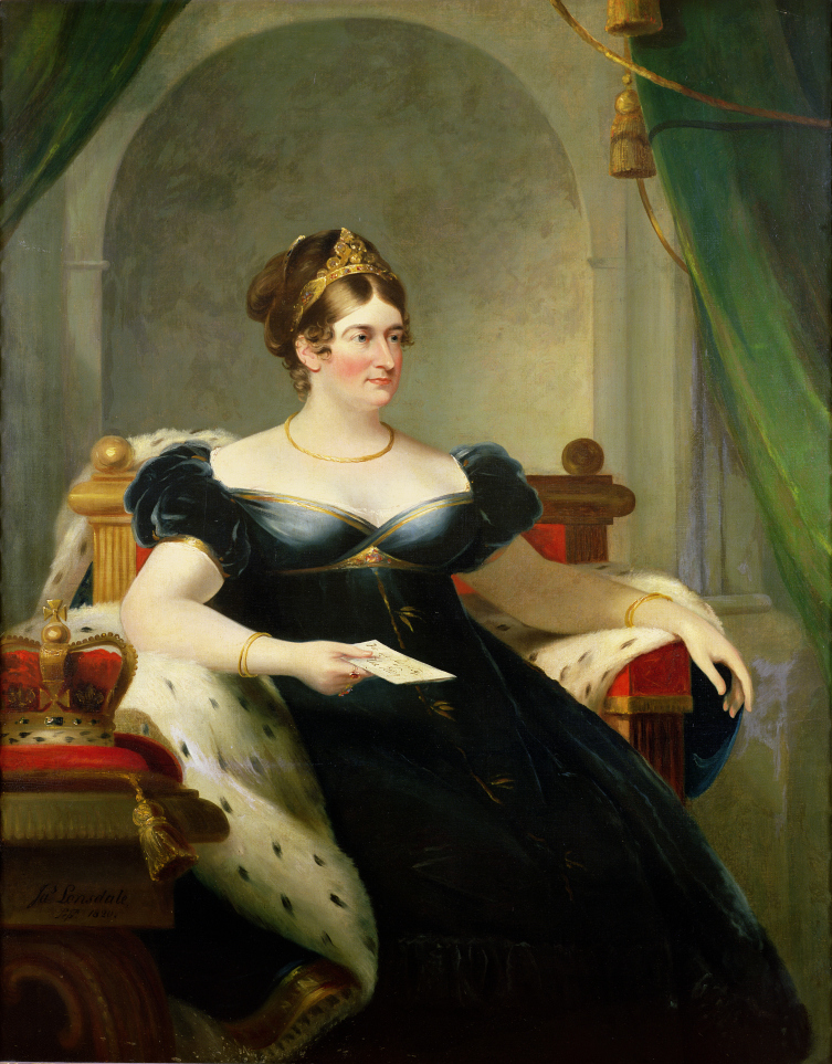 1820年卡罗琳皇后。 维基