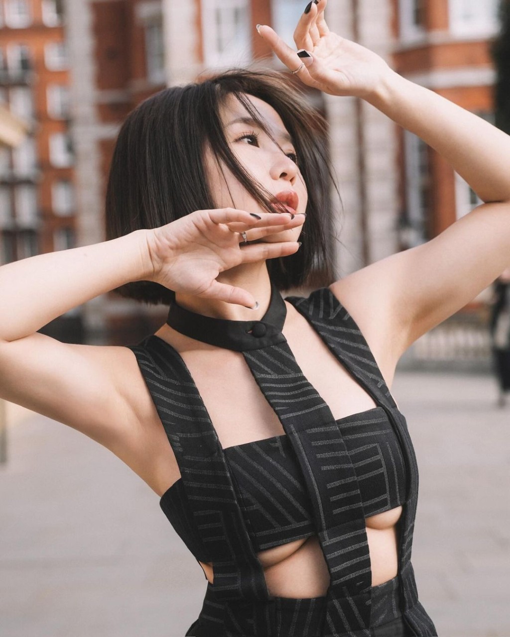 郭书瑶获网民激赞好身材。 郭书瑶获网民激赞好身材。