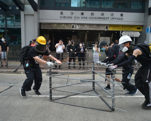 台灣行政院表態支持香港的「自由民主運動」。資料圖片