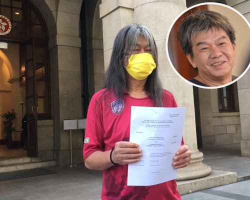 梁國雄6年前在囚期間被逼剪短頭髮(小圖)，「長毛」為護髮提終極上訴勝訴。資料圖片
