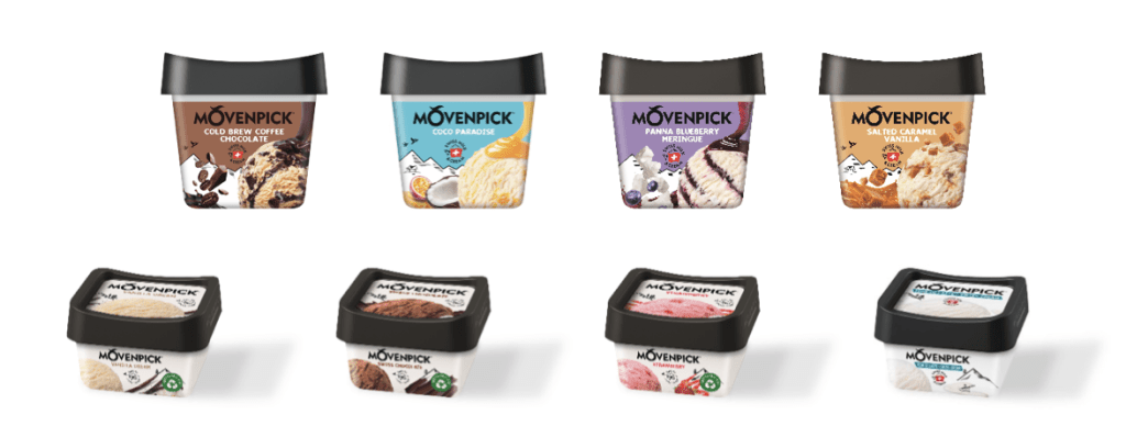 MOVENPICK雪糕100毫升/165毫升(各款) $188 / 8 杯 折實價 $144.8/8 杯,平均 $18.1 / 杯 MOVENPICK雪糕100毫升/165毫升(各款) $188 / 8 杯 折實價 $144.8/8 杯,平均 $18.1 / 杯