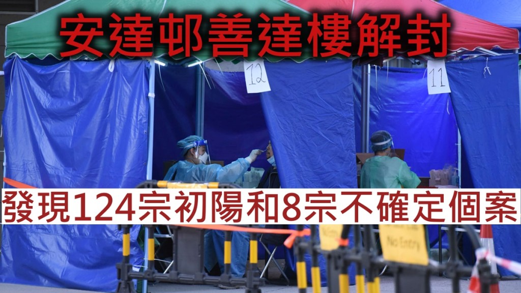 觀塘安達邨善達樓完成強檢。 資料圖片