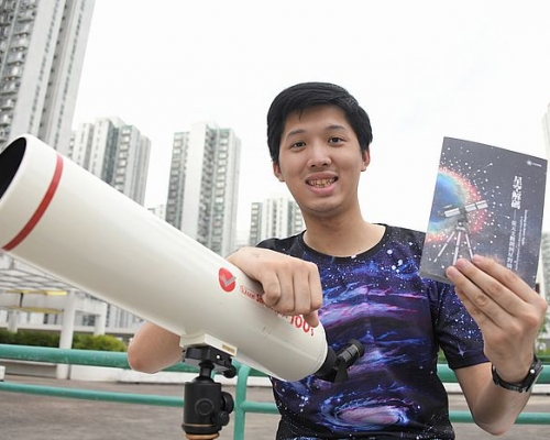 年紀輕輕的薛俊朗，一直致力於天文教育與推廣。