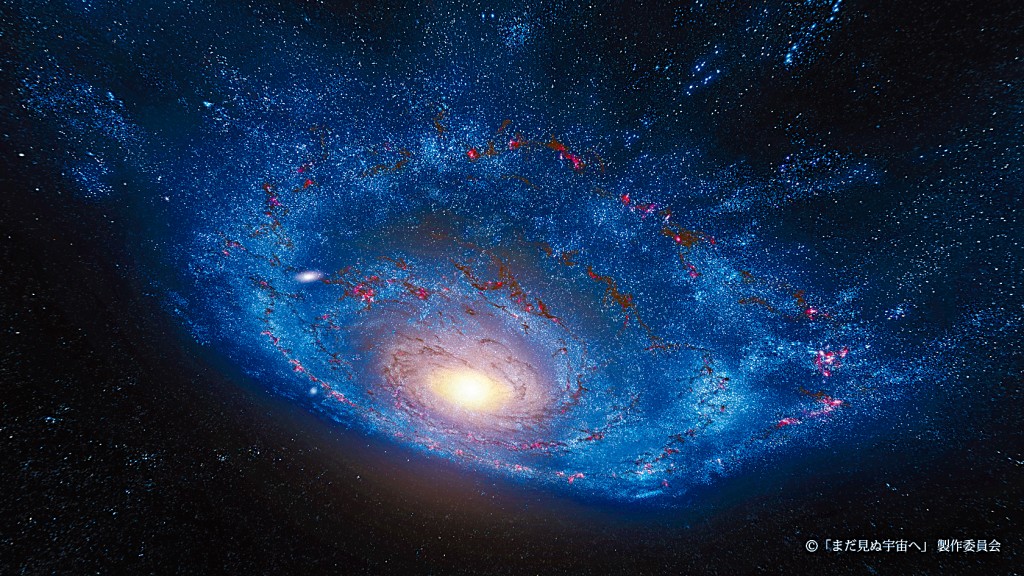 由數千億顆恆星組成的銀河系。