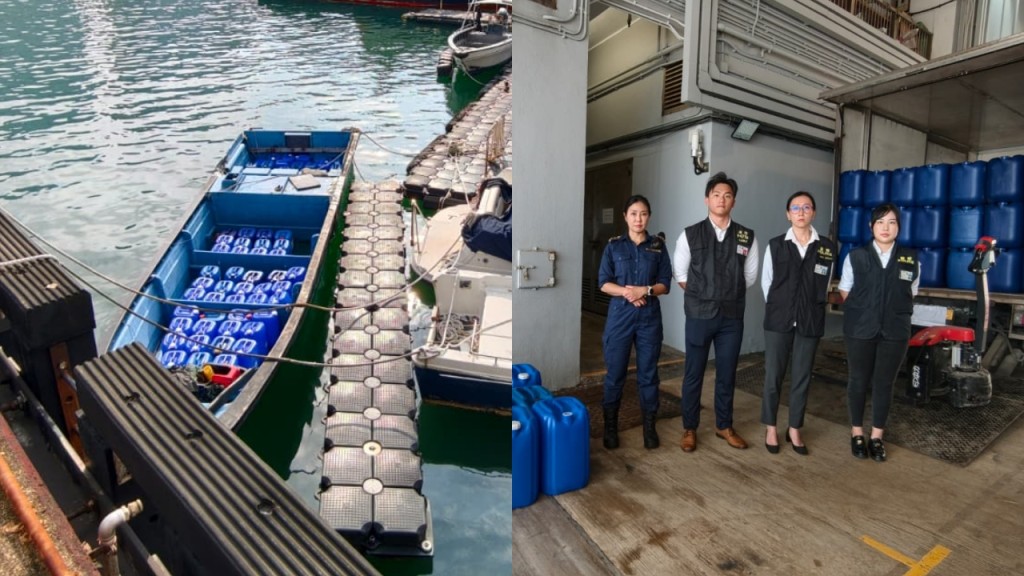 香港仔避風塘現「黑幫鬼油站」供應走私船 警方消防海關聯手 截4100升油拘貨車司機