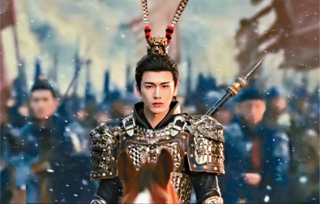 張凌赫在《逐玉》中飾演的武將謝征。