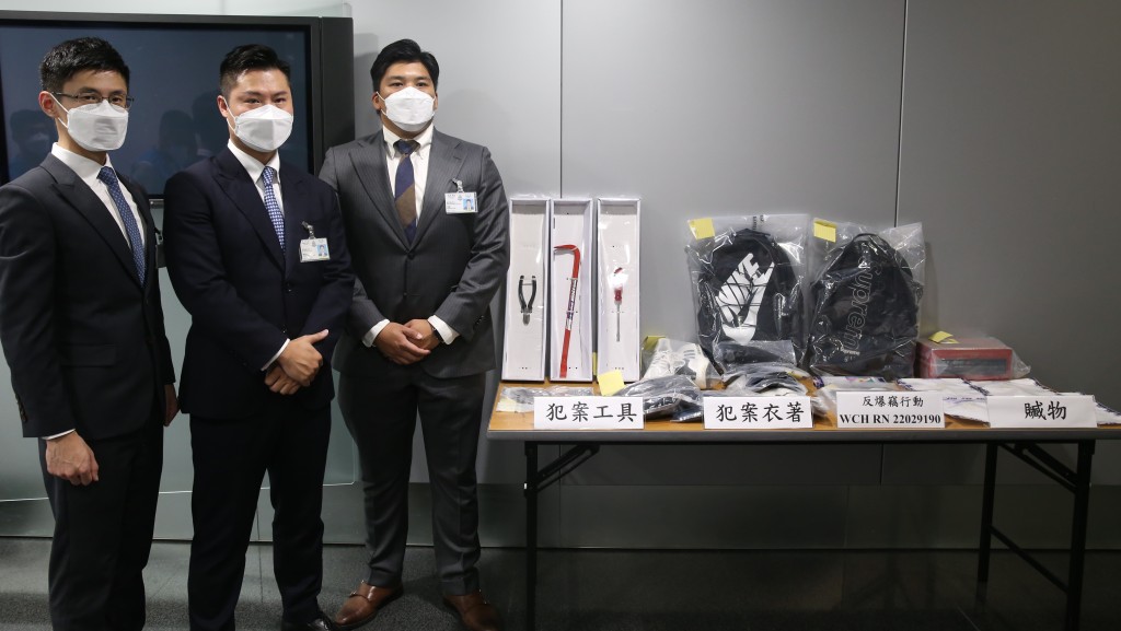 警方講述破案過程。劉漢權攝