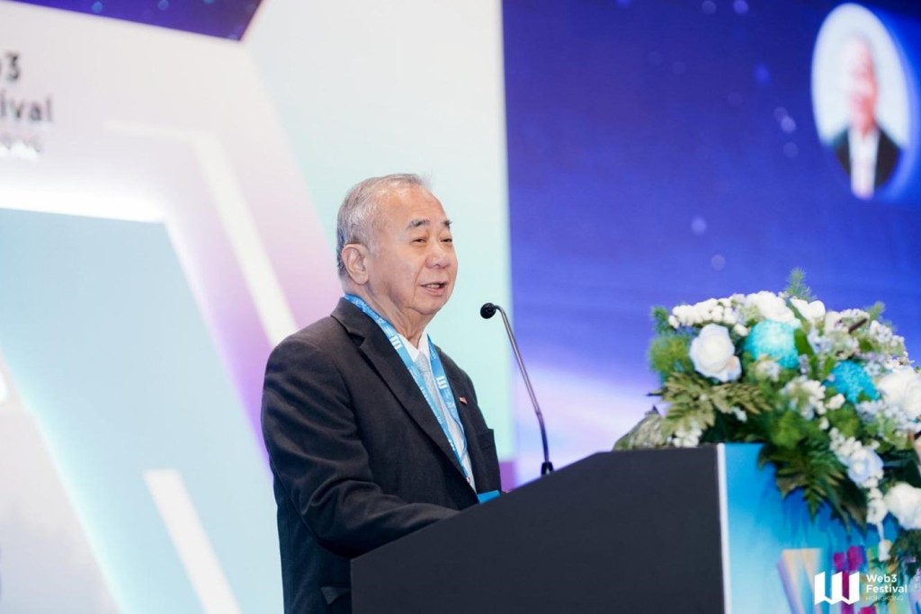 梅彥昌致辭指，跨越算力維度將重構許多行業的底層邏輯，直接關乎未來社會的運轉效率與資訊安全。 城大提供