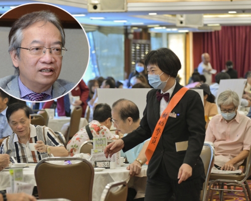 黃家和憂中小型食肆較難安排專責執枱人手。資料圖片