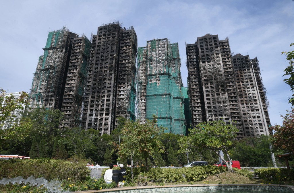 大埔宏福苑五級大火慘劇,釀成過百人死亡。資料圖片 大埔宏福苑五級大火慘劇,釀成過百人死亡。資料圖片