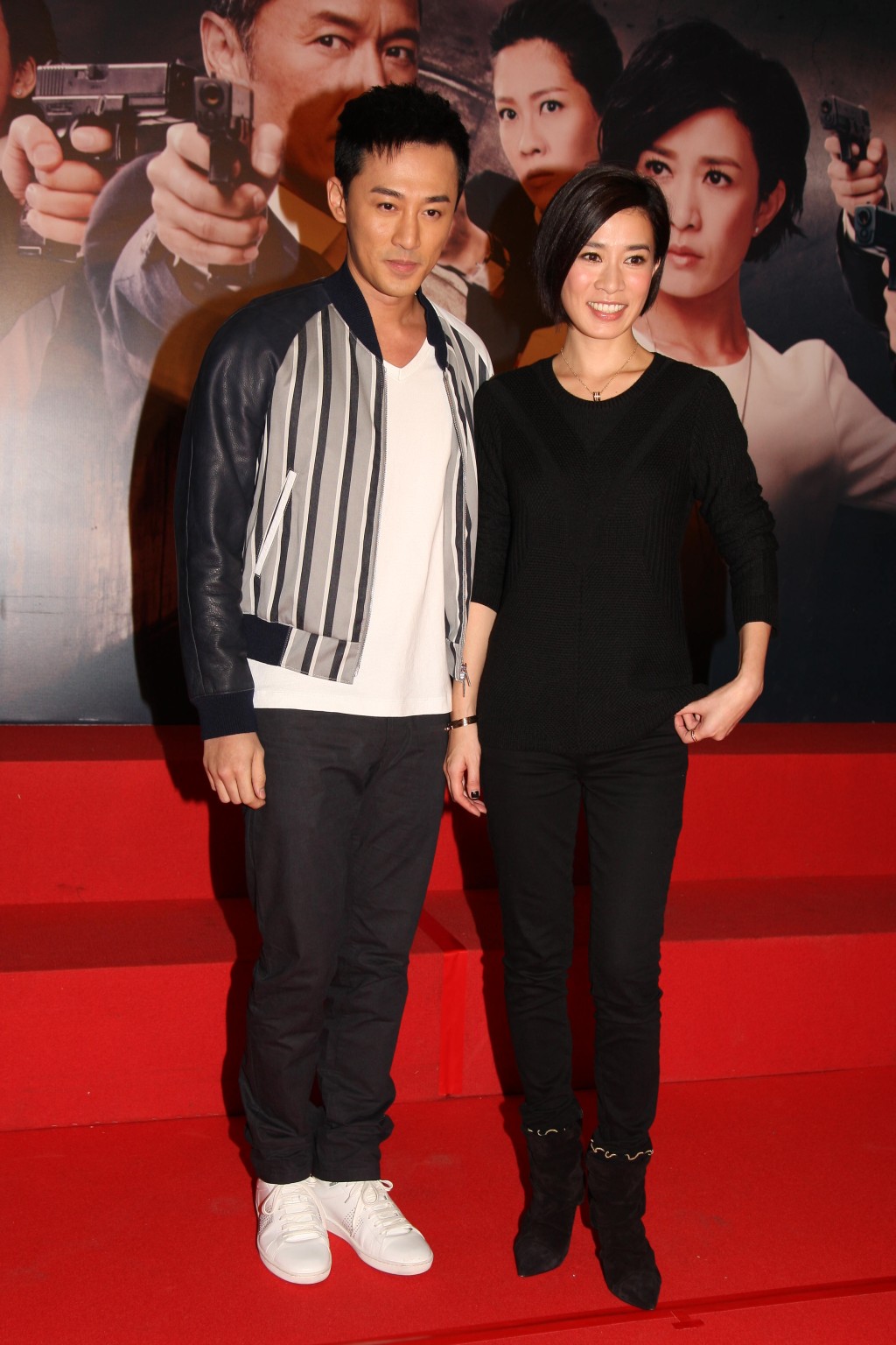 林峯与佘诗曼最近忙于为TVB剧集《家族荣耀之继承者》宣传。