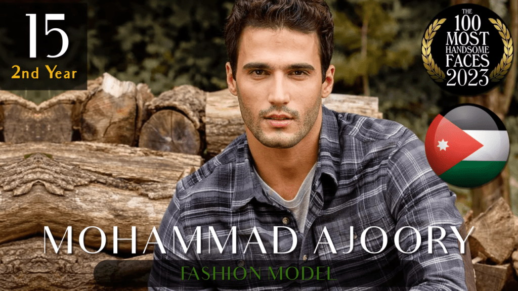 第15位是模特兒Mohammad Ajoory。