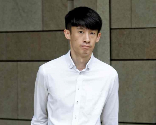 现身处美国华盛顿寻求政治庇护的梁颂恒被正式颁令破产。资料图片