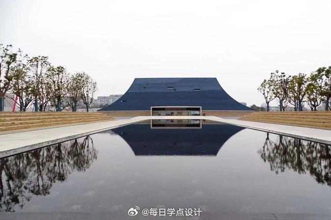 扬州隋炀帝陵博物馆外貌。