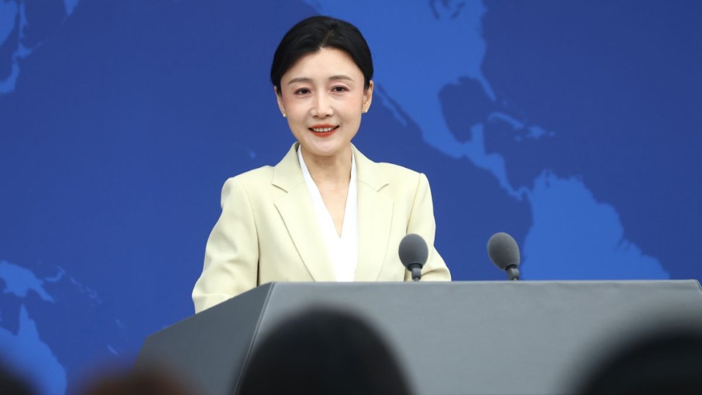 國台辦發言人張晗。中新社資料圖片