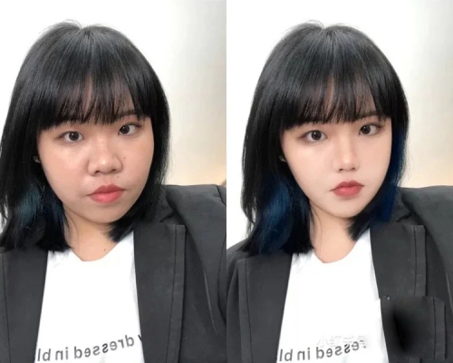 被曝露真身後,小紅書網紅「coeyyyy」反而公開自己的「換臉式高清P臉教程」。(網圖)