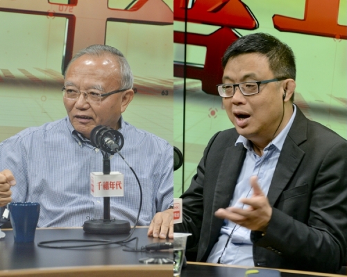 劉兆佳(左);涂謹申(右)。 資料圖片