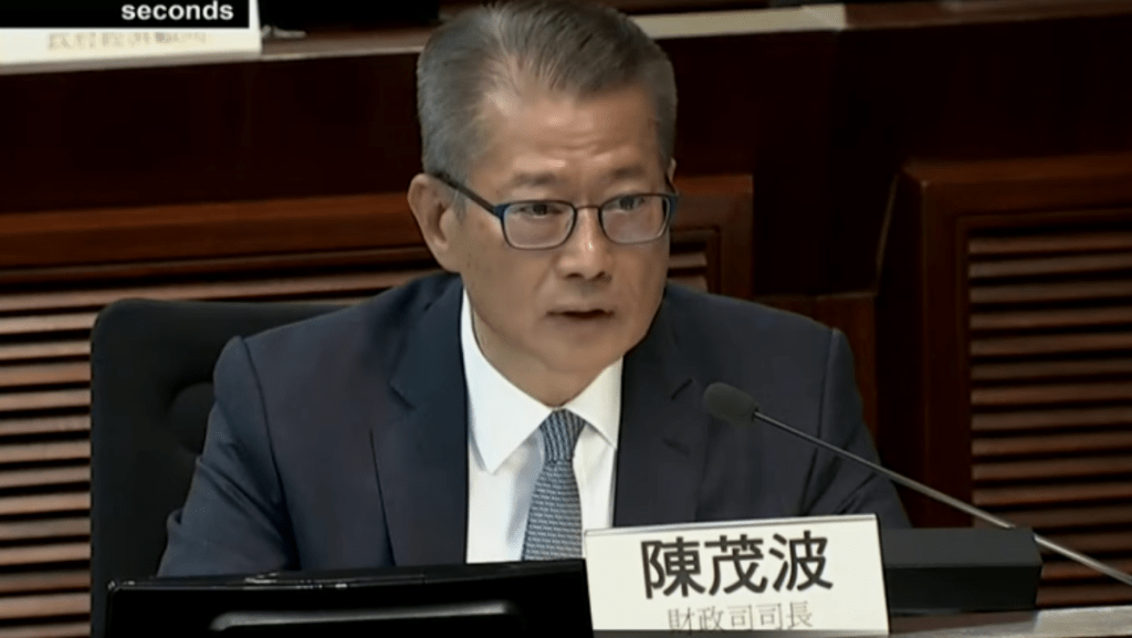 陳茂波明言不減股票印花稅 除非外圍環境令競爭力不足