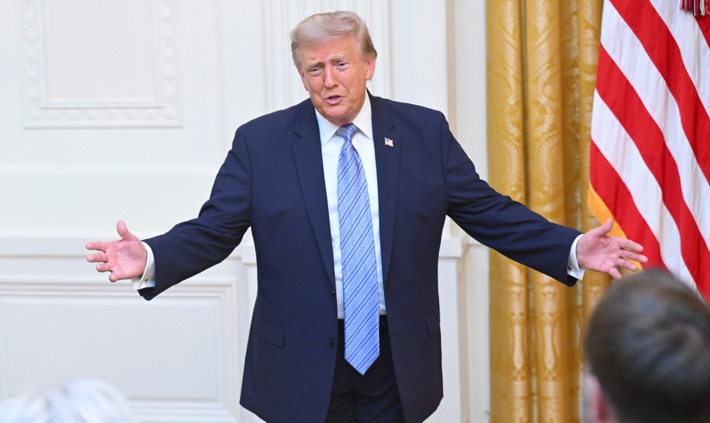 特朗普發表全國電視講話,針對2020年大選舞弊陰謀論。法新社 特朗普發表全國電視講話,針對2020年大選舞弊陰謀論。法新社