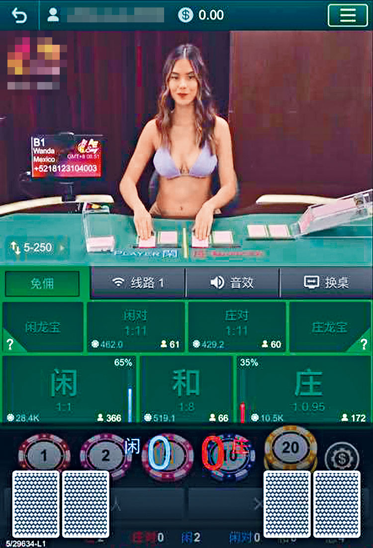 網上虛擬賭博網站。資料圖片