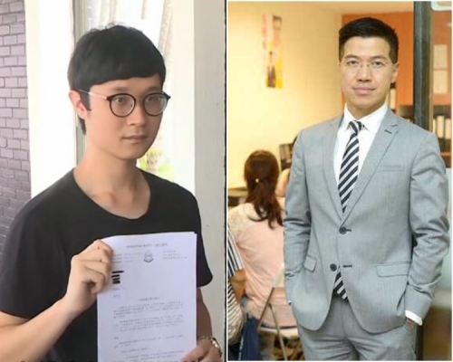 法官批准劉頴匡(左)選舉呈請,裁定范國威(右)議席無效。
