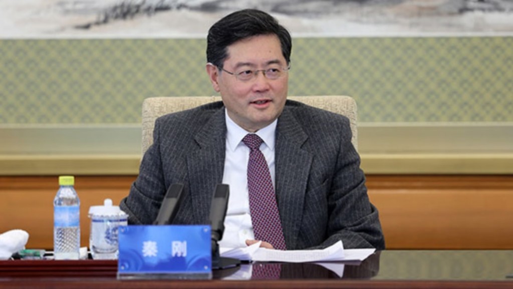 秦剛指中美關係是世界上最重要的雙邊關係。外交部