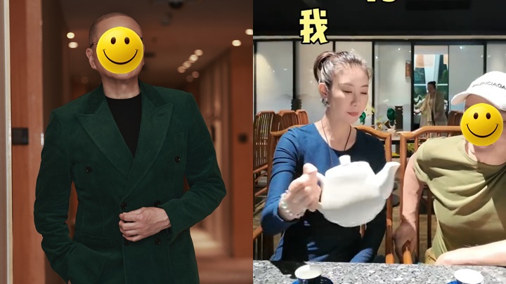 66歲娛圈多仔公對嫩妻不滿？ 飲茶漏口成枱濕晒 老婆僅以四字關心字關心