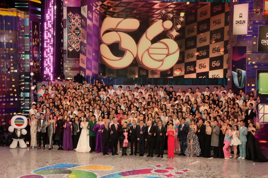 TVB台慶2023昨晚（19日）於TVB電視城圓滿舉行。